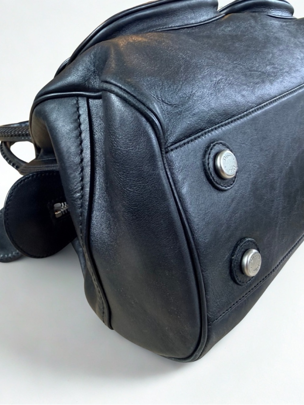 Certified Authentic Christian Dior Double Pocket Satchel with COA - Picture 10 of 15